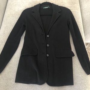 Ralph Lauren sweater-knit blazer